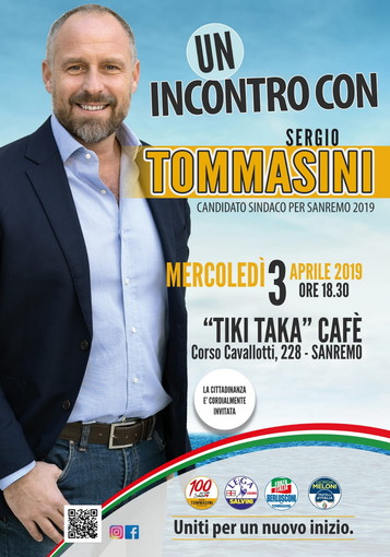 Elezioni Sanremo: domani, il candidato sindaco Sergio Tommasini incontra gli abitanti di San Martino