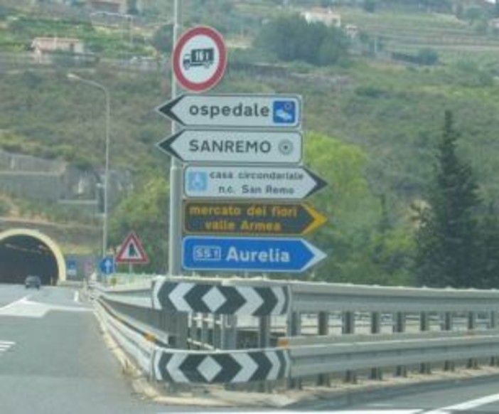 Sanremo: Zoccarato e Bellini chiedono all'Anas lo svincolo in uscita di San Martino