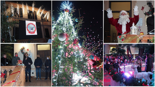 Arma di Taggia vive la magia del Natale con la cerimonia di accensione dell'albero a villa Boselli Arma di Taggia vive la magia del Natale con la cerimonia di accensione dell'albero a villa Boselli