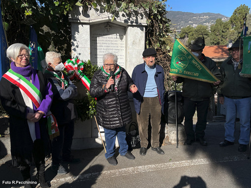 Sanremo: oggi, commemorazione dei caduti partigiani a Villa Junia nel gennaio e febbraio del 1945 (foto)