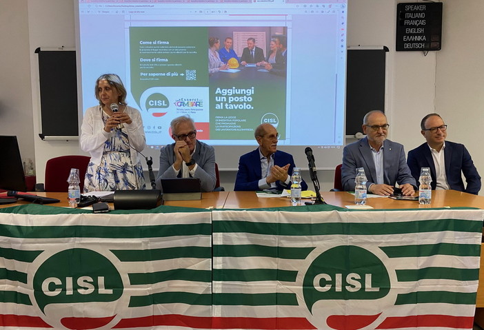 Avviata da Cisl Imperia raccolta firme su proposta di legge per partecipazione dei lavoratori alla gestione delle aziende Avviata da Cisl Imperia raccolta firme su proposta di legge per partecipazione dei lavoratori alla gestione delle aziende