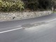 Ventimiglia: ‘rattoppo’ sui lavori di asfaltatura appena realizzati sulla Statale 1 direzione Latte