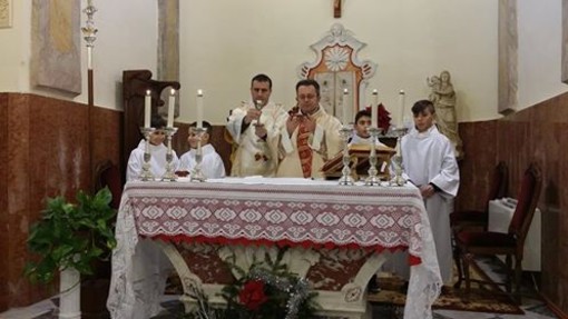 Borgomaro: per l'Epifania la comunità di Ville San Sebastiano si è riunita per la tradizionale Santa Messa