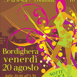 Bordighera: questa sera scatta l'ultimo appuntamento 2010 con 'BordiSera... e la festa continua'