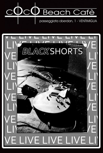 Ventimiglia: domani sera al Coco Beach musica live con i Blackshorts