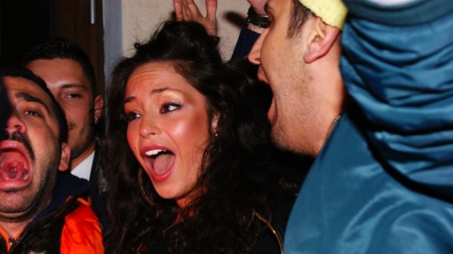 La bocca della Fico e le labbra della Del Basso al Victory Morgana Bay