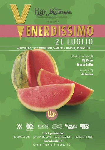 A Sanremo il venerdì è sempre "...SSIMO": questa sera al BAY CLUB l'appuntamento che inaugura il fine settimana