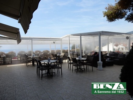 Raffresca il tuo dehor e i tuoi spazi esterni con gli impianti di nebulizzazione della ditta Benza di Sanremo