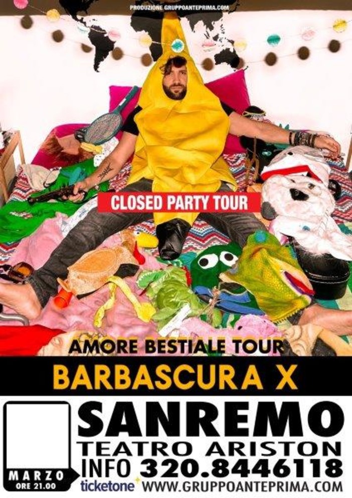 Sanremo, mercoledì all'Ariston arriva Barbascura X: il chimico-divulgatore scientifico da 1milione di follower Sanremo, mercoledì all'Ariston arriva Barbascura X: il chimico-divulgatore scientifico da 1milione di follower