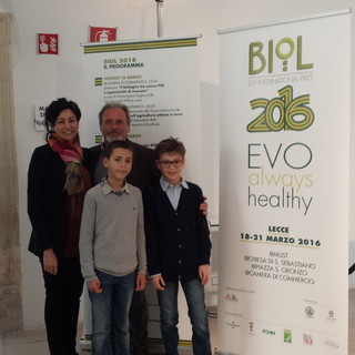 Cala il sipario su Biol kids, trasferta in Puglia per due giovani assaggiatori imperiesi Cala il sipario su Biol kids, trasferta in Puglia per due giovani assaggiatori imperiesi