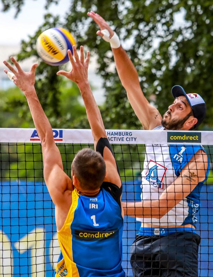 Beach Volley, campionati del Mondo: Nicolai-Lupo, allenati dall'armese Matteo Varner, superano 2-1 la coppia iraniana Salemi - Vakili Beach Volley, campionati del Mondo: Nicolai-Lupo, allenati dall'armese Matteo Varner, superano 2-1 la coppia iraniana Salemi - Vakili