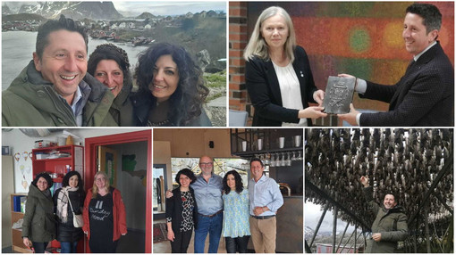 Badalucco: 'Missione Lofoten', il sindaco Orengo ha gettato le basi per la partnership e il gemellaggio con Ballstad (foto e video) Badalucco: 'Missione Lofoten', il sindaco Orengo ha gettato le basi per la partnership e il gemellaggio con Ballstad (foto e video)