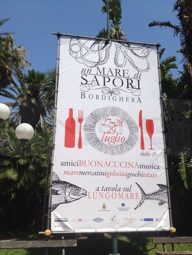 È quasi al via la seconda edizione di 'Bordighera…un mare di sapori' da lunedì 27 al mercoledì 29 luglio È quasi al via la seconda edizione di 'Bordighera…un mare di sapori' da lunedì 27 al mercoledì 29 luglio