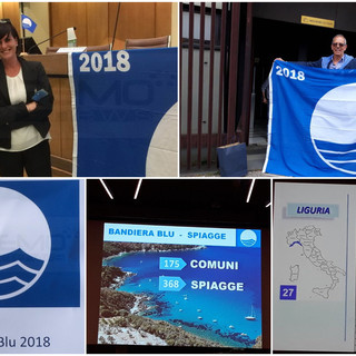 Barbara Dumarte e Manuel Fichera 'inviati' da Taggia per la consegna della Bandiera Blu Barbara Dumarte e Manuel Fichera 'inviati' da Taggia per la consegna della Bandiera Blu