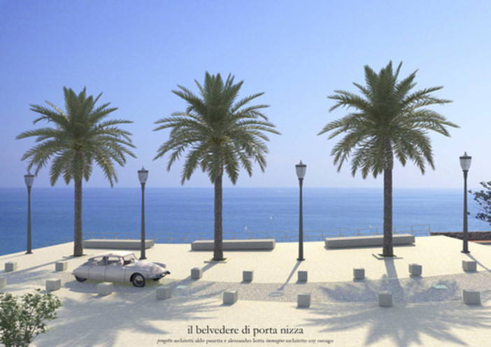 Immagini relative al progetto degli architetti di Ventimiglia