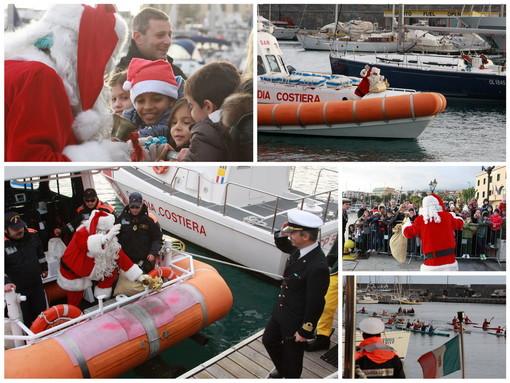 Sanremo: Babbo Natale vien dal mare, la grande festa in piazzale Vesco Sanremo: Babbo Natale vien dal mare, la grande festa in piazzale Vesco