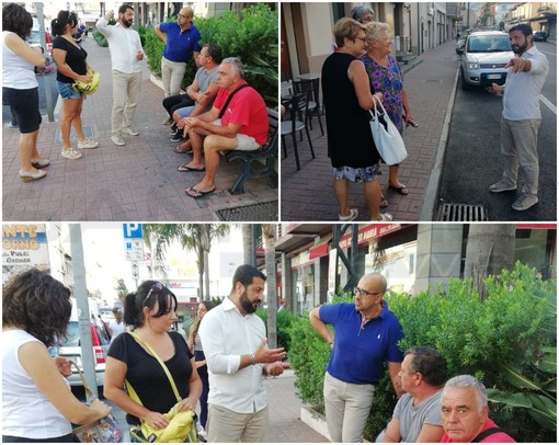“Su e giù per Vallecrosia”: il Sindaco Biasi incontra i cittadini nei loro quartierie, primo appuntamento ieri pomeriggio nel centro città