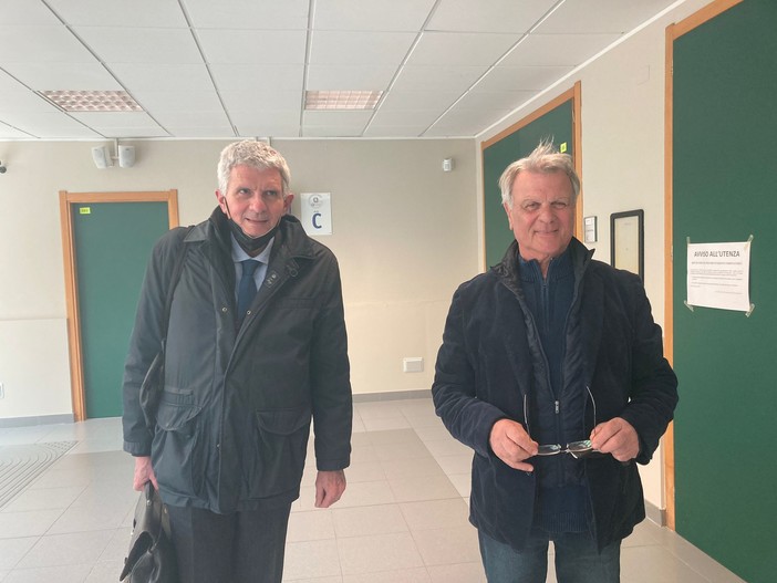 Bruno Manitta insieme al difensore Roberto Trevia Bruno Manitta insieme al difensore Roberto Trevia