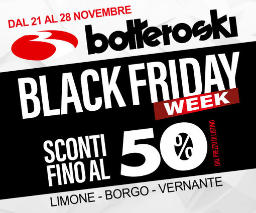 Bottero Ski lancia la Black Week! Bottero Ski lancia la Black Week!