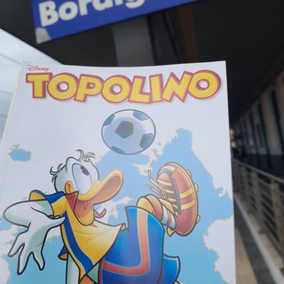 La città di Bordighera è sul numero 3577 di 'Topolino' con 'Bordighera Blu Park' La città di Bordighera è sul numero 3577 di 'Topolino' con 'Bordighera Blu Park'