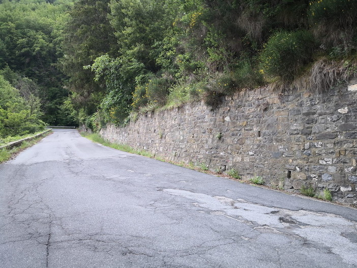 Buca la ruota sulla strada dissestata per Triora, i ringraziamenti a due ragazzi che lo hanno aiutato Buca la ruota sulla strada dissestata per Triora, i ringraziamenti a due ragazzi che lo hanno aiutato