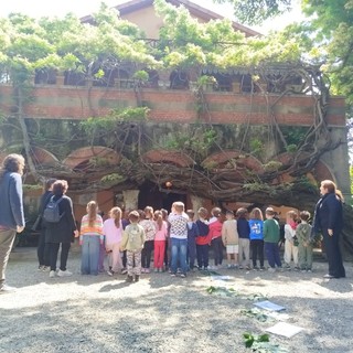 Bordighera, bimbi della 'Rodari' alla scoperta del Museo Bicknell (Foto)