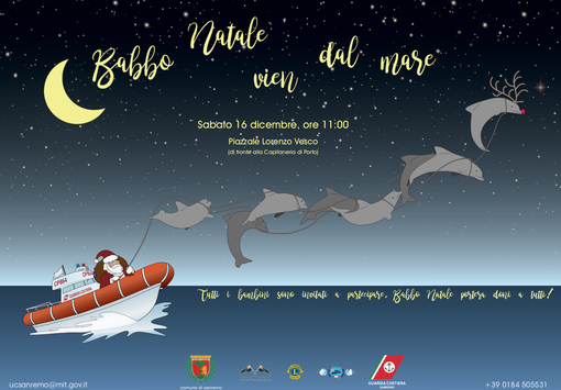 Sanremo: la Guardia Costiera ed il Comune festeggiano il Natale in porto con i piccoli cittadini e ‘Babbo Natale che vien dal mare’