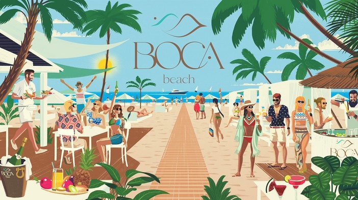 Un nuovo beach club per l'estate di Sanremo, il 25 giugno apre il 'Boca'
