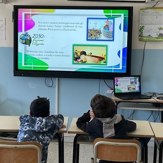 Santo Stefano al Mare, anche quest’anno la scuola primaria partecipa alla bandiera verde (foto)
