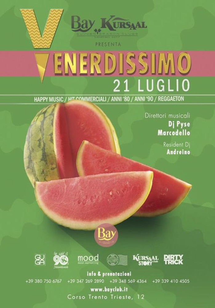 A Sanremo il venerdì è sempre "...SSIMO": questa sera al BAY CLUB l'appuntamento che inaugura il fine settimana A Sanremo il venerdì è sempre "...SSIMO": questa sera al BAY CLUB l'appuntamento che inaugura il fine settimana