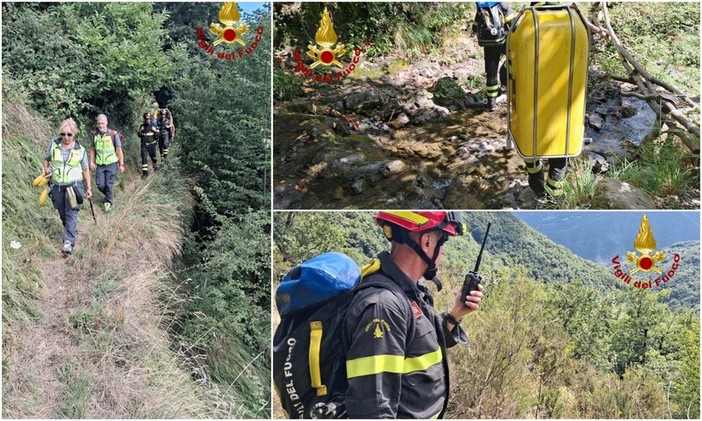 Molini di Triora, biker si ferisce in una zona impervia: si alza in volo l'elisoccorso (Foto) Molini di Triora, biker si ferisce in una zona impervia: si alza in volo l'elisoccorso (Foto)