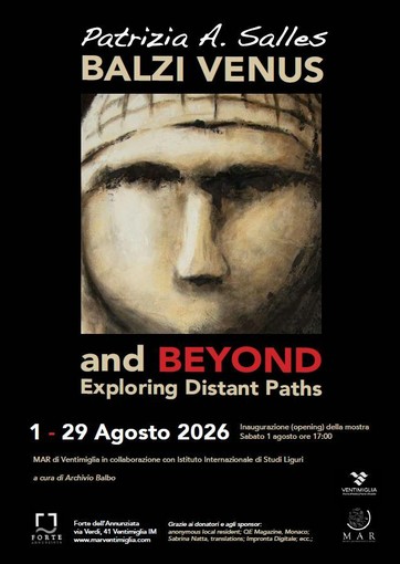 Ventimiglia, al Museo Archeologico Girolamo Rossi la mostra "Balzi Venus and Beyond" di Patrizia A. Salles Ventimiglia, al Museo Archeologico Girolamo Rossi la mostra "Balzi Venus and Beyond" di Patrizia A. Salles
