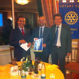 Sanremo: Patrik Baunmann nuovo socio onorario del Rotary Club Sanremo: Patrik Baunmann nuovo socio onorario del Rotary Club