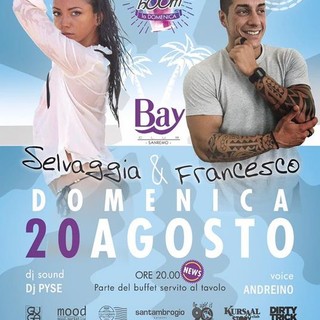 Un "AperiBoom" esplosivo al BAY CLUB di Sanremo: questa sera ospiti speciali Francesco e Selvaggia di "Temptation Island" Un "AperiBoom" esplosivo al BAY CLUB di Sanremo: questa sera ospiti speciali Francesco e Selvaggia di "Temptation Island"