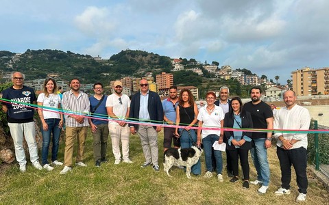 Area cani attrezzata, Vallecrosia al Mare inaugura 'Bau Garden' (Foto)