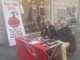 Raccolta firme per la legge di iniziativa popolare sull1% equo, banchetti di Rifondazione Comunista a Sanremo