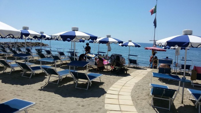 Sanremo: i Bagni Matuzia location perfetta per le riprese di uno spot di una nota marca di crema solare Sanremo: i Bagni Matuzia location perfetta per le riprese di uno spot di una nota marca di crema solare