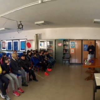 Una delle riunioni per la differenziata a Riva Ligure