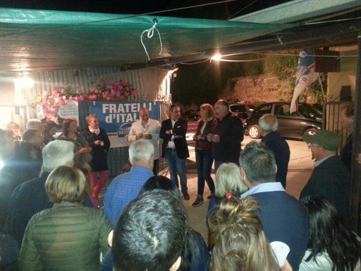 Sanremo: ieri sera, incontro del candidato sindaco Berrino con amici e simpatizzanti in zona San Giovanni