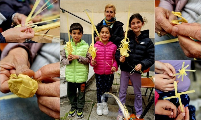 Domenica delle palme, realizzano parmureli per comprare un microfono nuovo al parroco: l'iniziativa dei bambini di Seborga (Foto) Domenica delle palme, realizzano parmureli per comprare un microfono nuovo al parroco: l'iniziativa dei bambini di Seborga (Foto)