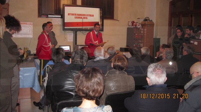 Sanremo: bilancio del 2015 per l'attività della sezione imperiese deil'Associazione Nazionale Rangers d'Italia