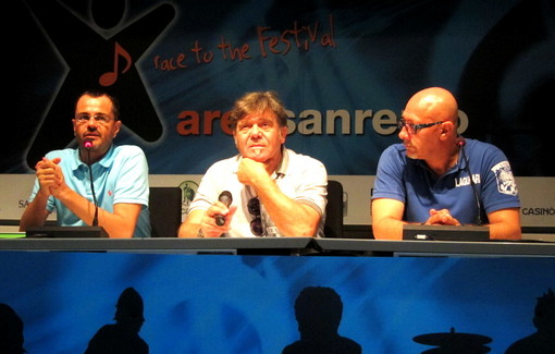 Da sinistra: Paolo Giordano, Beppe Carletti, Bruno Santori Da sinistra: Paolo Giordano, Beppe Carletti, Bruno Santori
