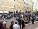 Imperia: ai funerali di Achille Mela, anche un folto gruppo di centauri appartenenti al 'mondo bikers' Imperia: ai funerali di Achille Mela, anche un folto gruppo di centauri appartenenti al 'mondo bikers'