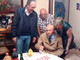Sanremo: il sindaco Alberto Biancheri in visita al centenario Guarnone Lando Salvatore