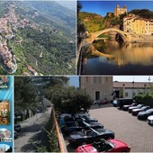Rombano i motori, 'Borghi in spider' fa tappa a Perinaldo e a Dolceacqua (Foto e video)