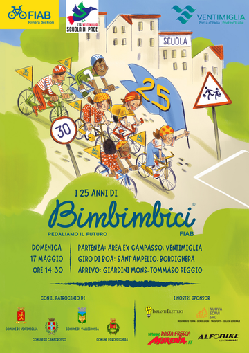 Ventimiglia, torna “Bimbimbici”: una giornata di festa tra biciclette, giochi e mobilità sostenibile Ventimiglia, torna “Bimbimbici”: una giornata di festa tra biciclette, giochi e mobilità sostenibile