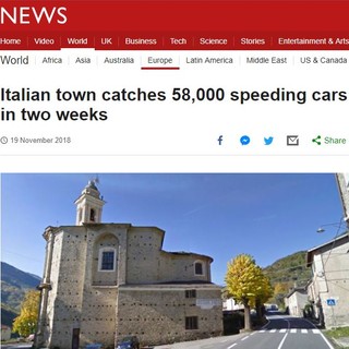 Le 58mila multe di Acquetico finiscono su BBC News, media nazionali e esteri incuriositi dalla notizia