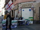 Sanremo: per la Giornata del tesseramento 2017, un Banchetto della Lega Nord in via Matteotti