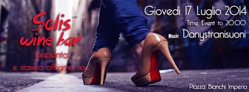 Imperia: stasera al Solis wine bar, aperitivo lungo con live di 'dj DanyStranisuoni' Imperia: stasera al Solis wine bar, aperitivo lungo con live di 'dj DanyStranisuoni'