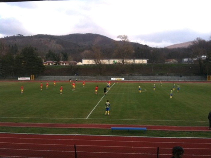 Calcio, Cairese - Unione Sanremo. Forte ottimismo per la gara di domani, il fondo del "Brin" si sta rapidamente asciugando
